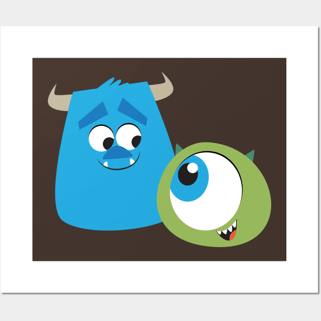 Monsters inc Wall Art by Fall Down Tree